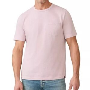 Faherty Men's Sunwashed Pocket Short Sleeve T-Shirt  Vista Plum